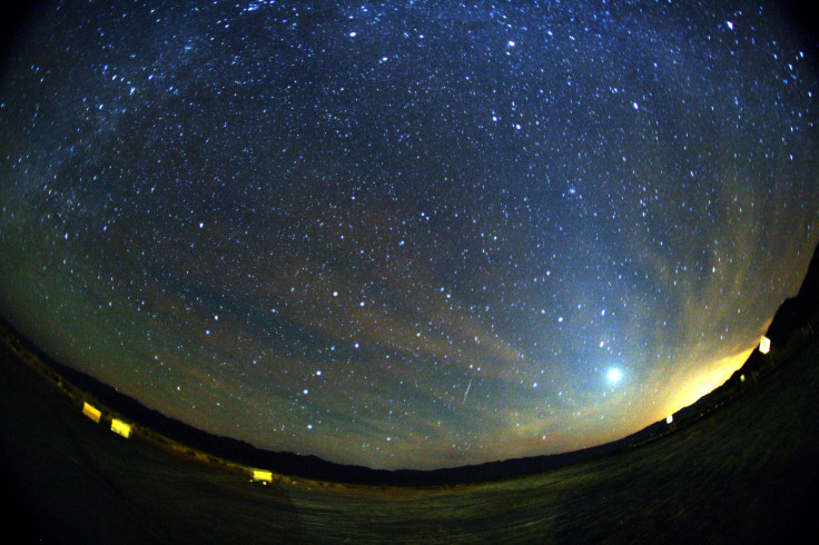 The Delta Aquarid Meteor Shower peaks this week. Pictured is an Orionid meteor in 2014.