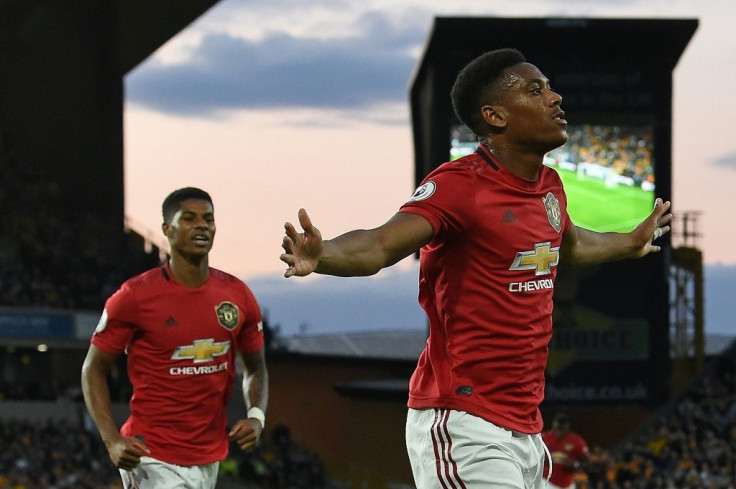 Anthony Martial (right) and Marcus Rashford (left)