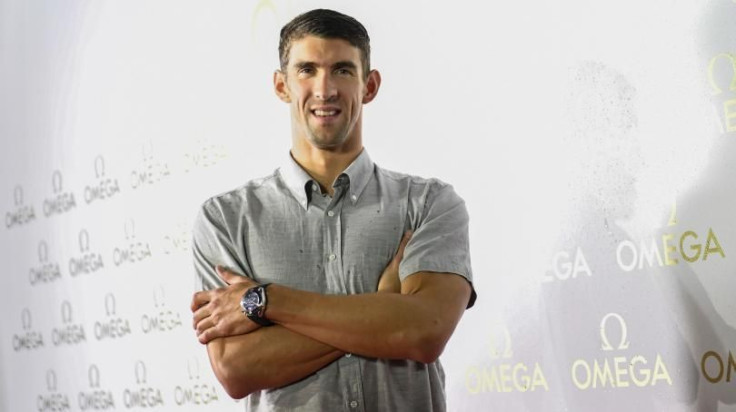 Michael Phelps and his wife Nicole Johnson shared wedding photos on Instagram. Pictured: Phelps at an Omega promotional event in Rio de Janeiro, Brazil, on Aug. 15, 2016.