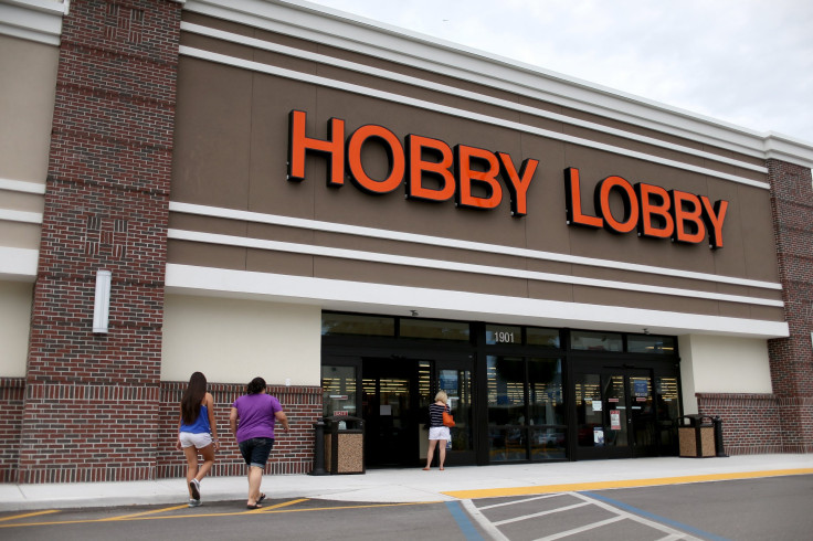 A Hobby Lobby store is pictured on June 30, 2014, in Plantation, Florida.