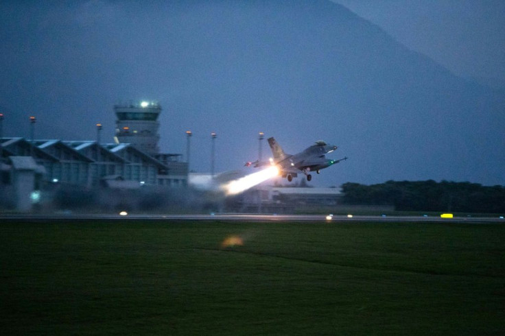 File image of Taiwanese jets taking off.