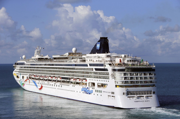 The Norwegian Cruise Line ship Norwegian Dawn departs the Royal Naval Dockyard near the port of Hamilton, Bermuda, in this file photo taken on July 16, 2013.