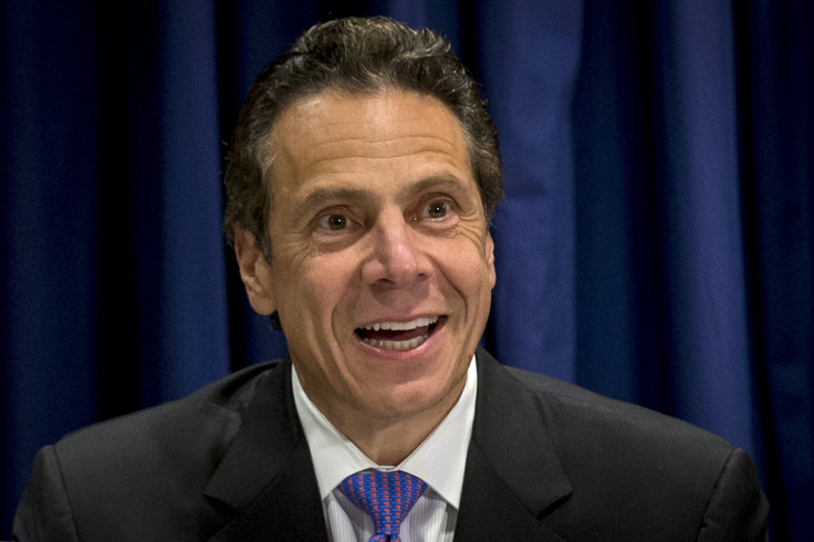 New York Gov. Andrew Cuomo speaks during a news conference to announce a tentative contract agreement in Midtown Manhattan in New York July 17, 2014. Cuomo won the Democratic primary on Tuesday.