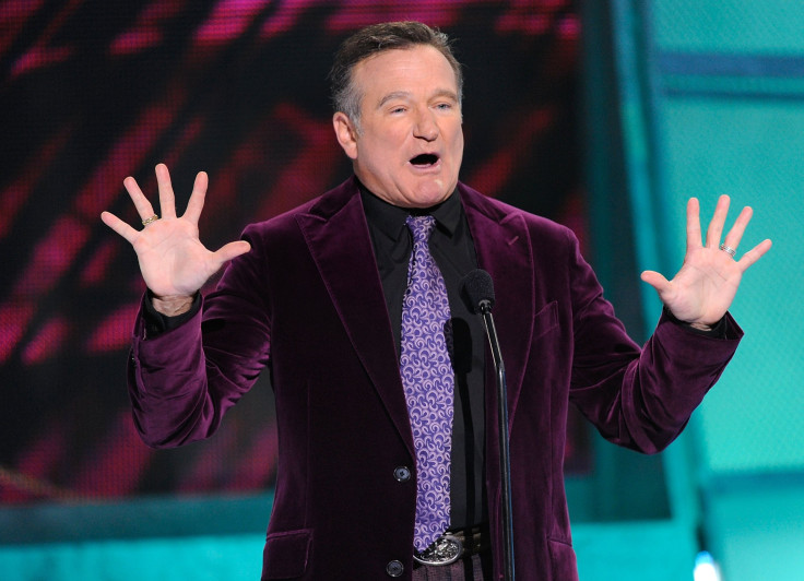 Late presenter Robin Williams speaks during the 35th Annual People's Choice Awards held at the Shrine Auditorium in Los Angeles, California, Jan. 7, 2009.