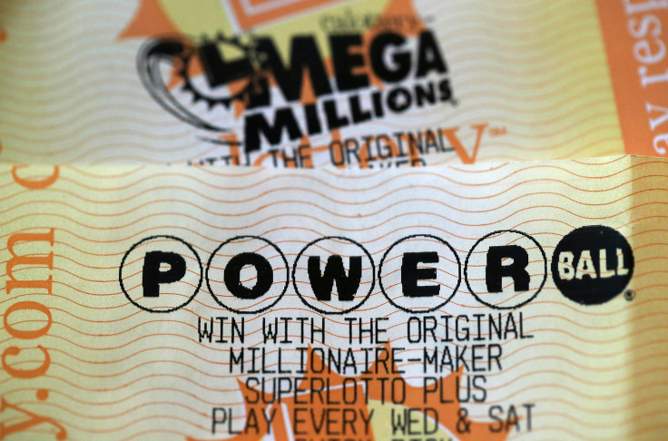 Powerball and Mega Millions lottery tickets are displayed on Jan. 3, 2018, in San Anselmo, California.