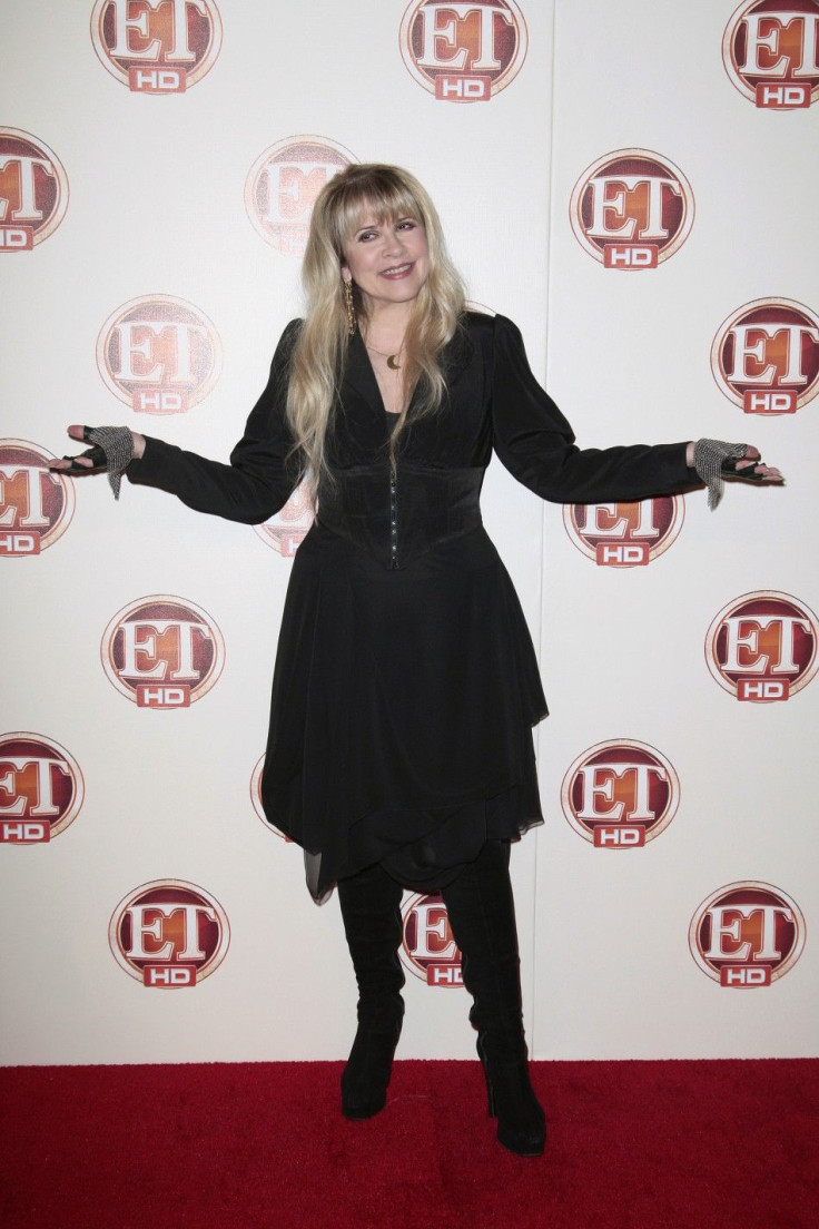Stevie Nicks shows up in signature Stevie style. What else would you expect?