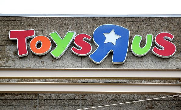 The Toys R Us brand is coming back under the Tru Kids name as a team of former executives work to bring the brands back to life in the U.S. The Toys R Us logo is displayed on the exterior of a store on March 15, 2018 in Emeryville, California.