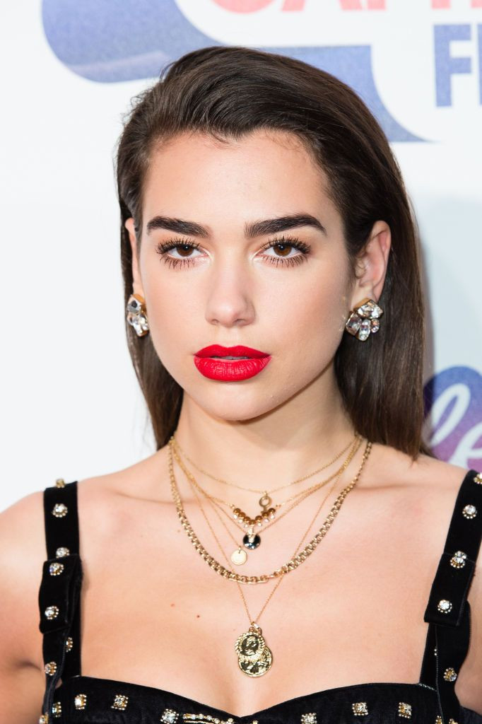 Dua Lipa revealed she wept and collapsed when she first heard song on the radio. Pictured: Dua Lipa attends the Capital FM Jingle Bell Ball with Coca-Cola at The O2 Arena on Dec. 9, 2017 in London, England.