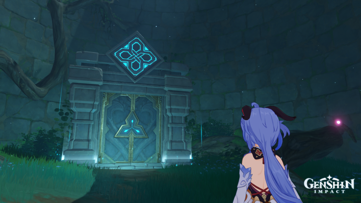 The Suigetsu Pool domain entrance in Genshin Impact after draining the flooded entryway
