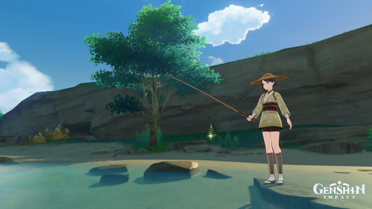Kujirai Momiji, the Inazuma Fishing Association NPC in Genshin Impact