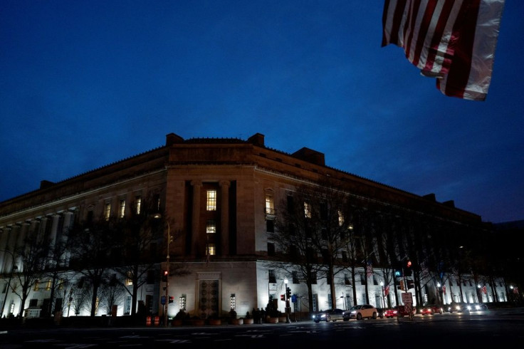 The Department of Justice (DOJ) building on January 11, 2021 in Washington, DC.