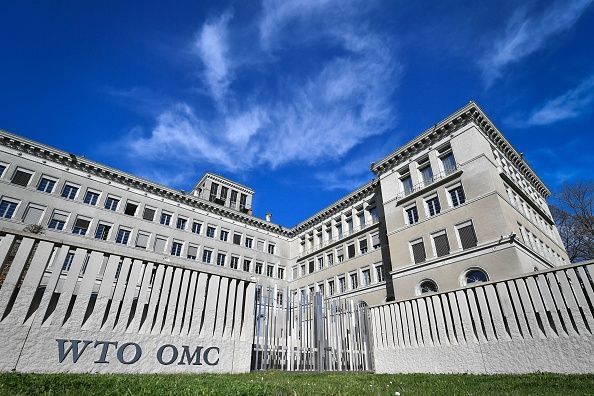 The World Trade Organization (WTO) headquarters are seen in Geneva on April 12, 2018.