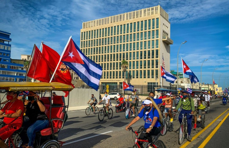 The US Embassy building in Havana, where US diplomats experienced the first apparent "Havana Syndrome" attacks, which some experts attribute to targeted microwaves