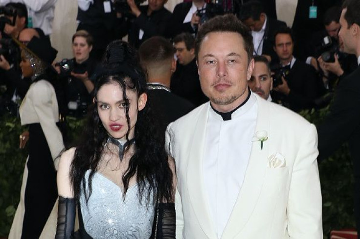 Elon Musk and Grimes attend the Costume Institute Benefit at Metropolitan Museum of Art on May 7, 2018, in New York City.