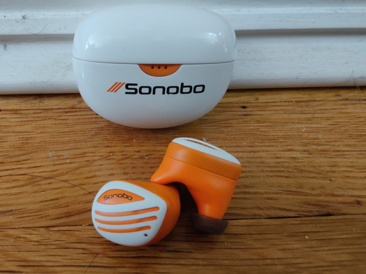 The Sonobo One TWS earbuds have a unique shape that make them stay in my ears like nothing else