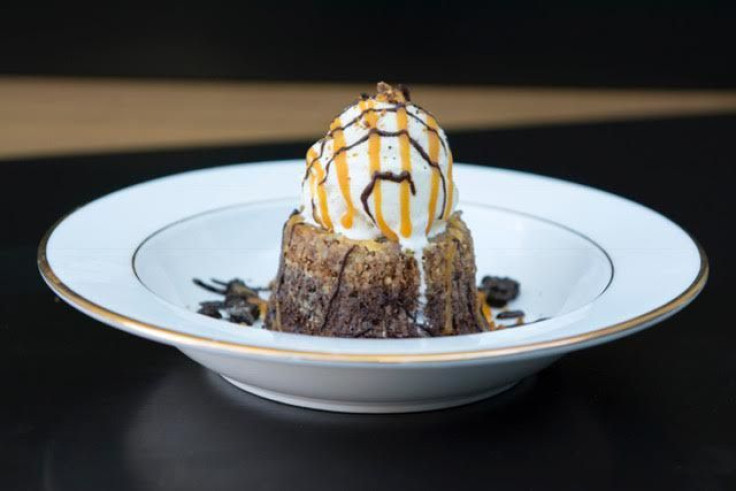 Guests indulged in Delilah's special menu dessert item called the "Kendall's Slutty Brownie." 