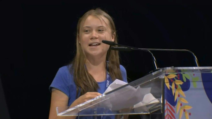 Climate activist Greta Thunberg calls out decades of "empty words and promises" from world leaders as young people demand action -- and money -- to tackle global warming ahead of a pivotal UN climate summit