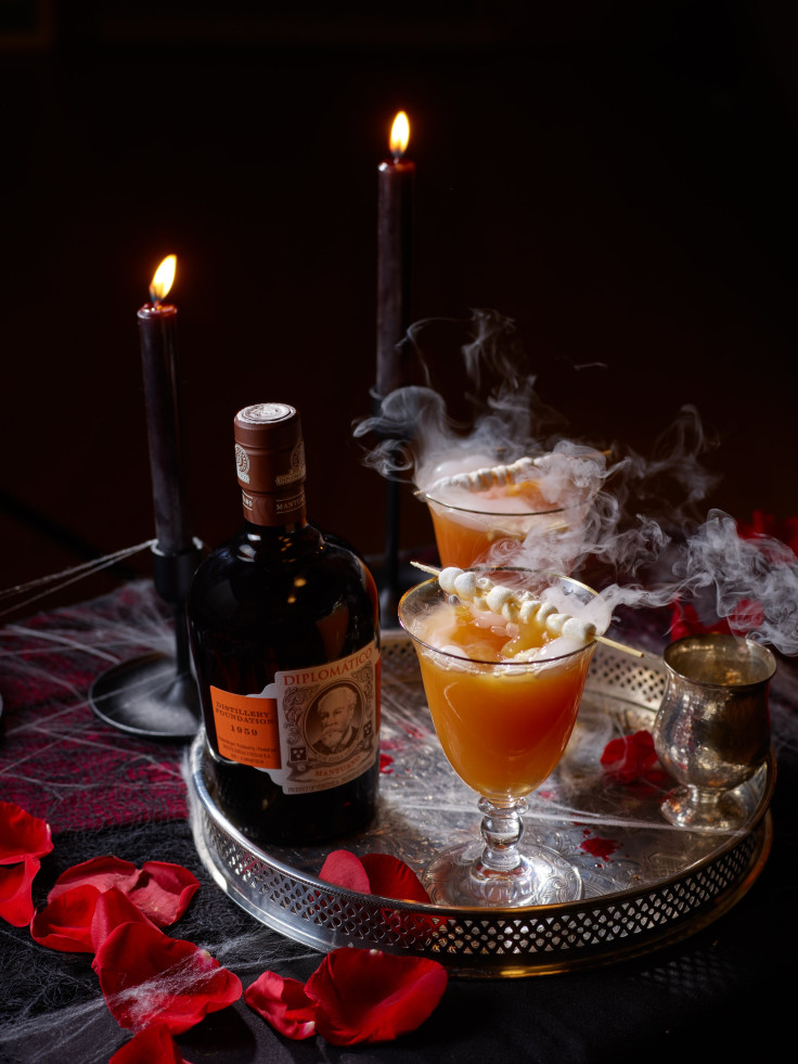 Enjoy a Diplomático Mantuano Devilish Don cocktail this Halloween.