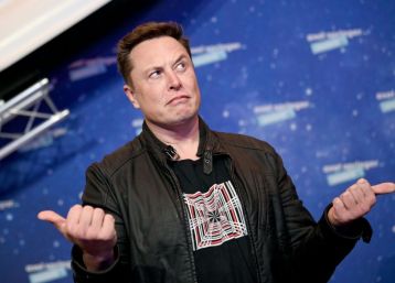 Elon Musk is pictured here.
