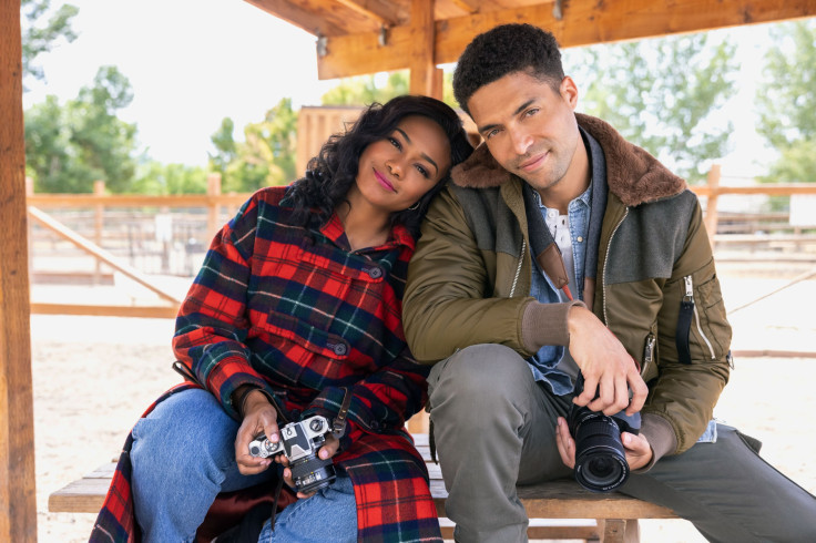 Tatyana Ali and Henderson Wade star in "A Picture-Perfect Holiday."