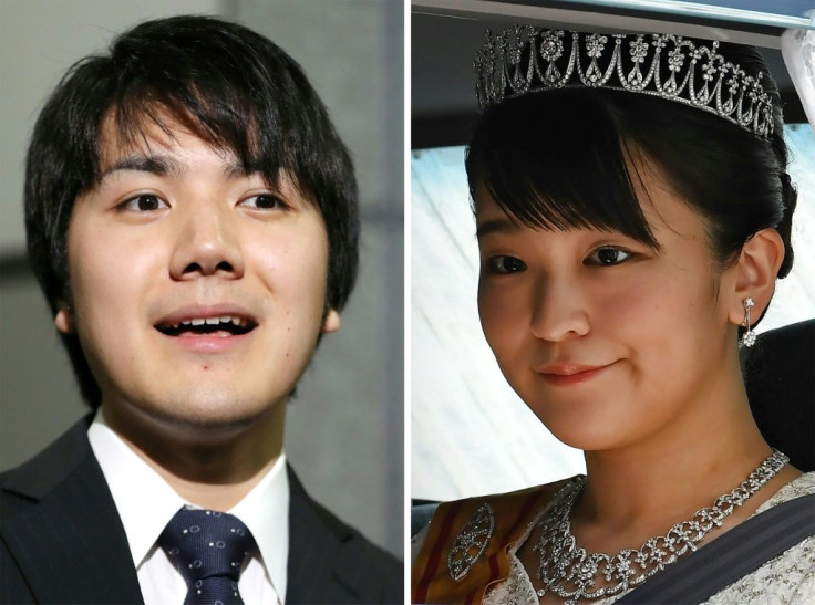 Kei Komuro (L) and Princess Mako are said to be planning a move to the United States after the marriage