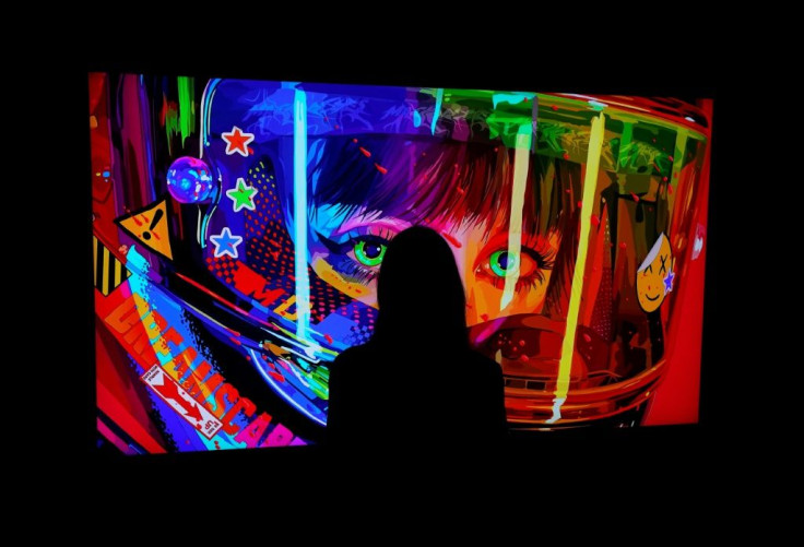 The NFT 'SHIFT//' is one of several of the digital objects being sold by Sotheby's auction house in New York