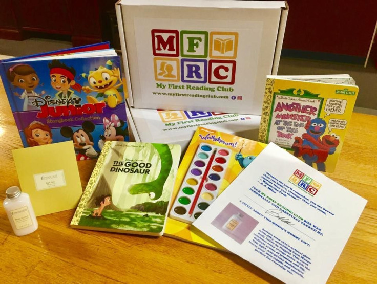 An example of one of My First Reading Club's boxes.
