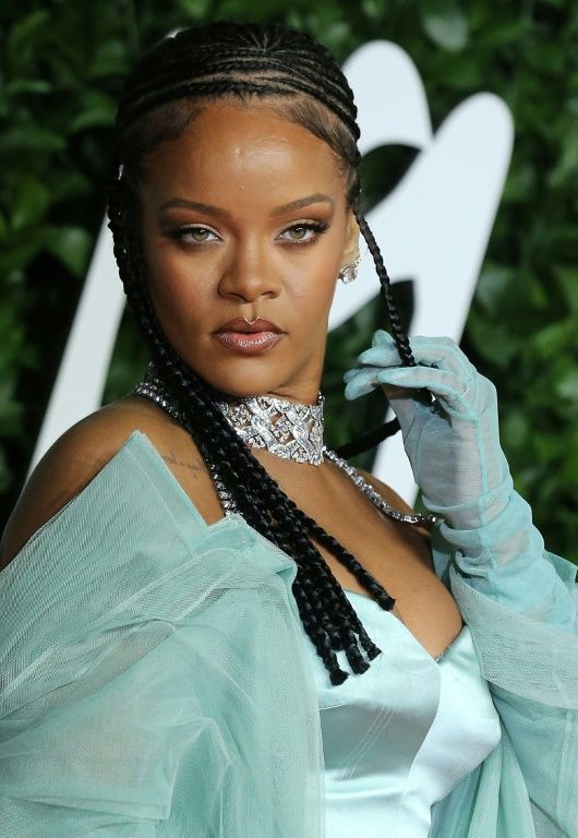 Barbadian singer Rihanna is seen in December 2019 in London.