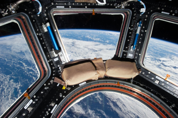 This photo of the cupola on the International Space Station shows the magnificent views available from the station.