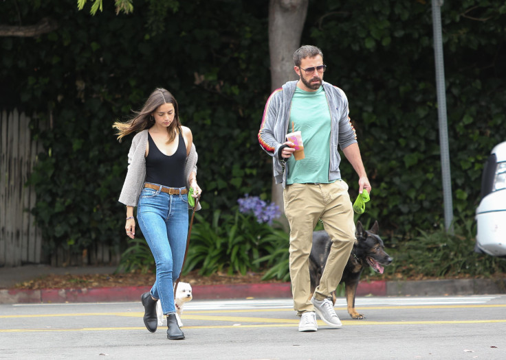 LOS ANGELES, CA - JULY 01: Ben Affleck and Ana de Armas are seen on July 01, 2020 in Los Angeles, California.