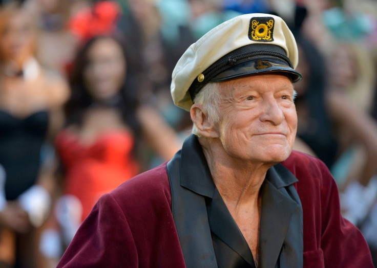 Hugh Hefner died on Sept. 27, 2017. The businessman is pictured attending Playboy's 60th Anniversary special event on Jan. 16, 2014 in Los Angeles.