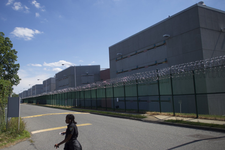 This is a representational image showing an employee exiting the complex of Curran-Fromhold Correctional Facility in Philadelphia, Pennsylvania, Aug. 7, 2015. 