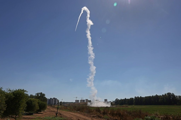 Israel's Iron Dome aerial defense system, pictured in May 2021, has destroyed thousands of short-range rockets and shells launched by Hamas