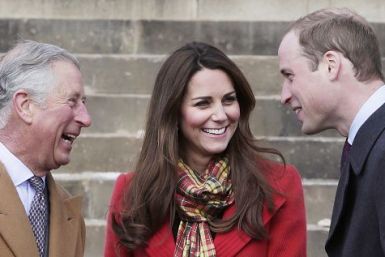 Prince Charles, Kate Middleton and Prince William during a visit to Dumfries House on March 5, 2013 in Ayrshire, Scotland.