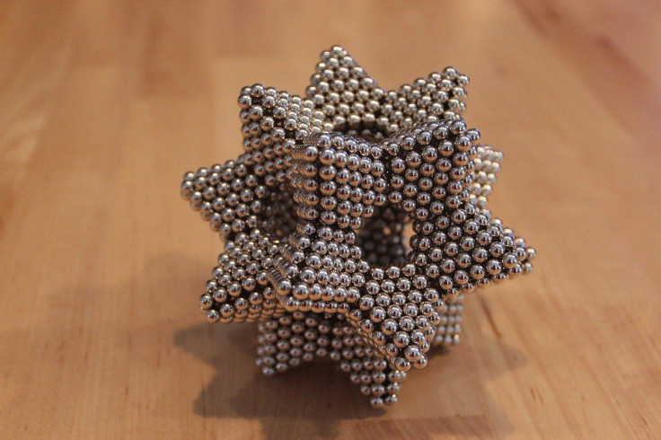 Pictured: Representative image of magnet balls.