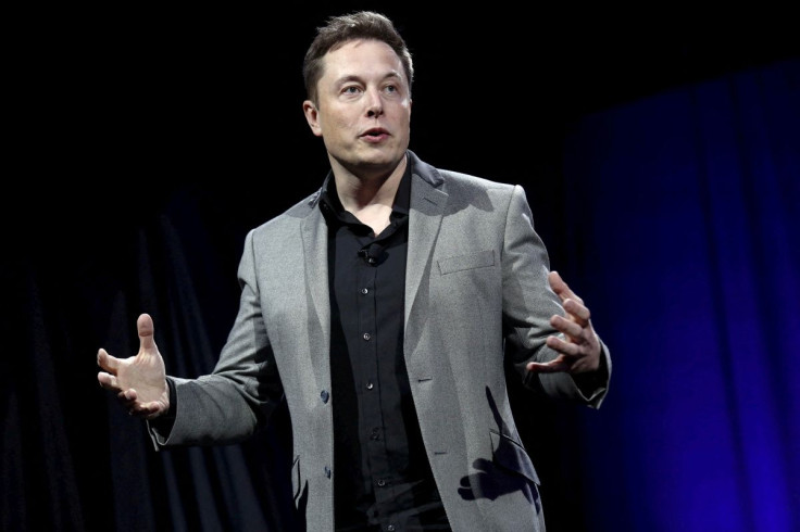 Tesla CEO Elon Musk speaks at an event in Hawthorne, California April 30, 2015.