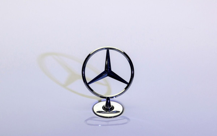 A Mercedes-Benz logo is seen on S500 car at the company's vehicle assembly plant in Chakan, outside Pune, India, June 11, 2015. .