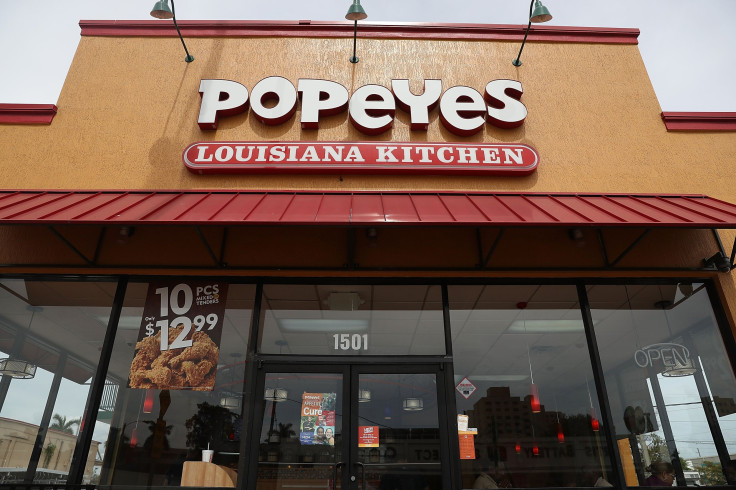 A Popeyes restaurant is seen on Feb. 21, 2017, in Miami.