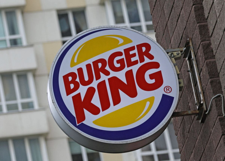 A Burger King logo is seen outside a restaurant in Moscow, Russia June 3, 2022. 