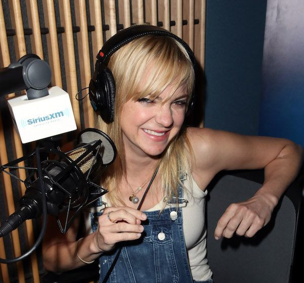 Pictured: Hollywood actress Anna Faris during her interview on Sirius XM's Hits 1 in Los Angeles on April 19, 2018.