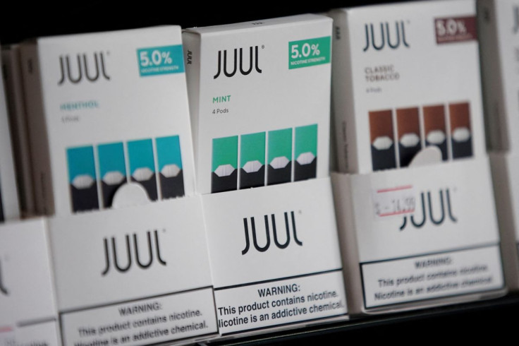 Juul brand vape cartridges are pictured for sale at a shop in Atlanta, Georgia, U.S., September 26, 2019.