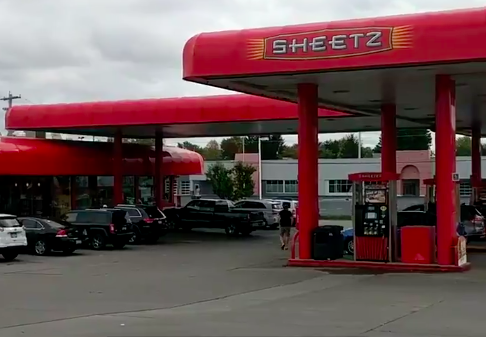 A Sheetz store in Pennsylvania is testing out blue lights to keep drug users from taking shelter in their bathrooms.