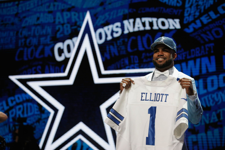 Ezekiel Elliott was picked fourth overall by the Dallas Cowboys in the 2016 NFL Draft.