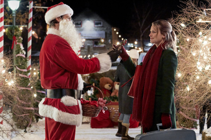 Kevin McGarry and Kayla Wallace star in "My Grown-Up Christmas List."'