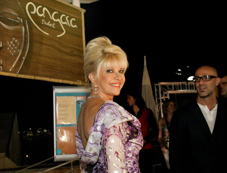 Ivana Trump arrives at her belated birthday party at the Pangaea Soleil club during the 59th Cannes Film Festival in Cannes May 24, 2006. 