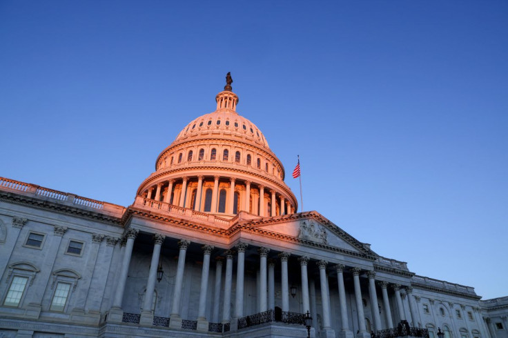 The sun rises on the U.S. Capitol dome before Joe Biden's presidential inauguration in Washington, U.S., January 20, 2021.
