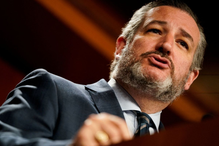 U.S. Senator Ted Cruz (R-TX) speaks during a Republican news conference ahead of the Senate confirmation vote for U.S. Supreme Court nominee Ketanji Brown Jackson at the U.S. Capitol in Washington, U.S., April 7, 2022.
