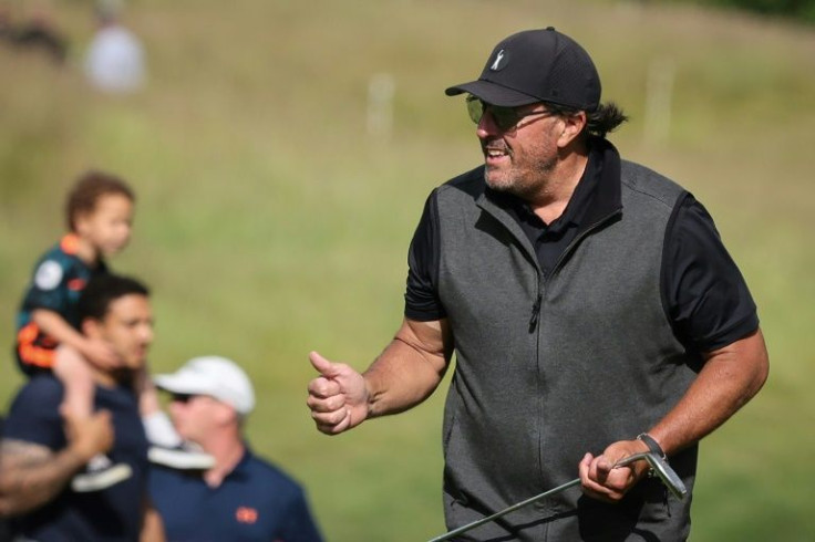 Six-time major winner Phil Mickelson was one of the biggest stars playing in the LIV Golf Invitational London