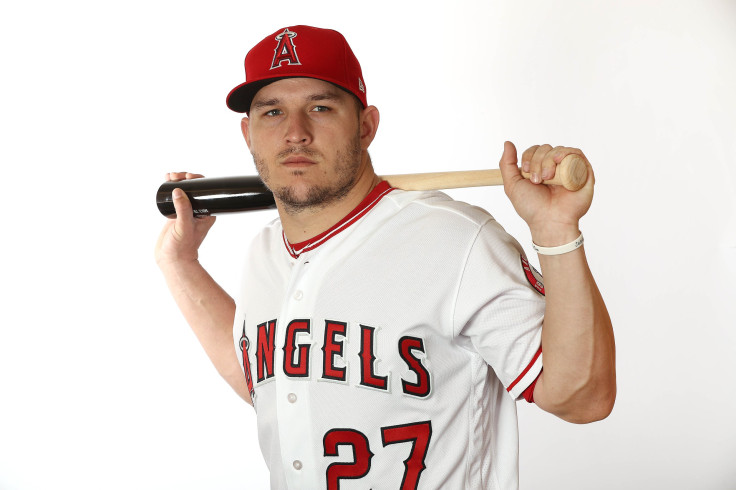 Mike Trout is likely to spend his entire baseball career with the Los Angeles Angels. In this picture, Trout #27 poses for a portrait during Los Angeles Angels of Anaheim photo day in Tempe, Arizona, Feb. 19, 2019.