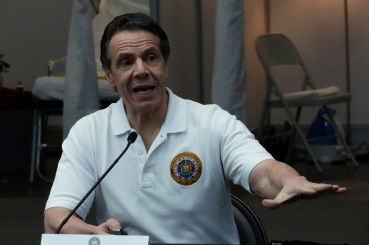 New York Gov. Andrew Cuomo, pictured in March 2020, cautioned that now was not the time to be "lax."